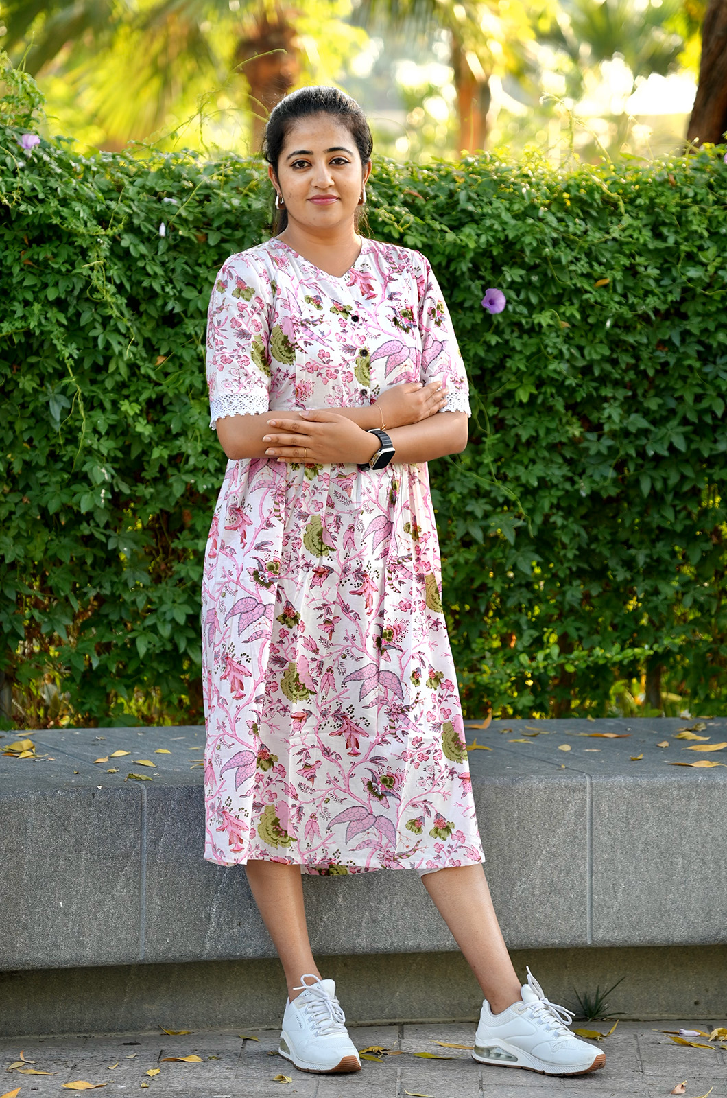 Cherry blossom Rajasthani Top