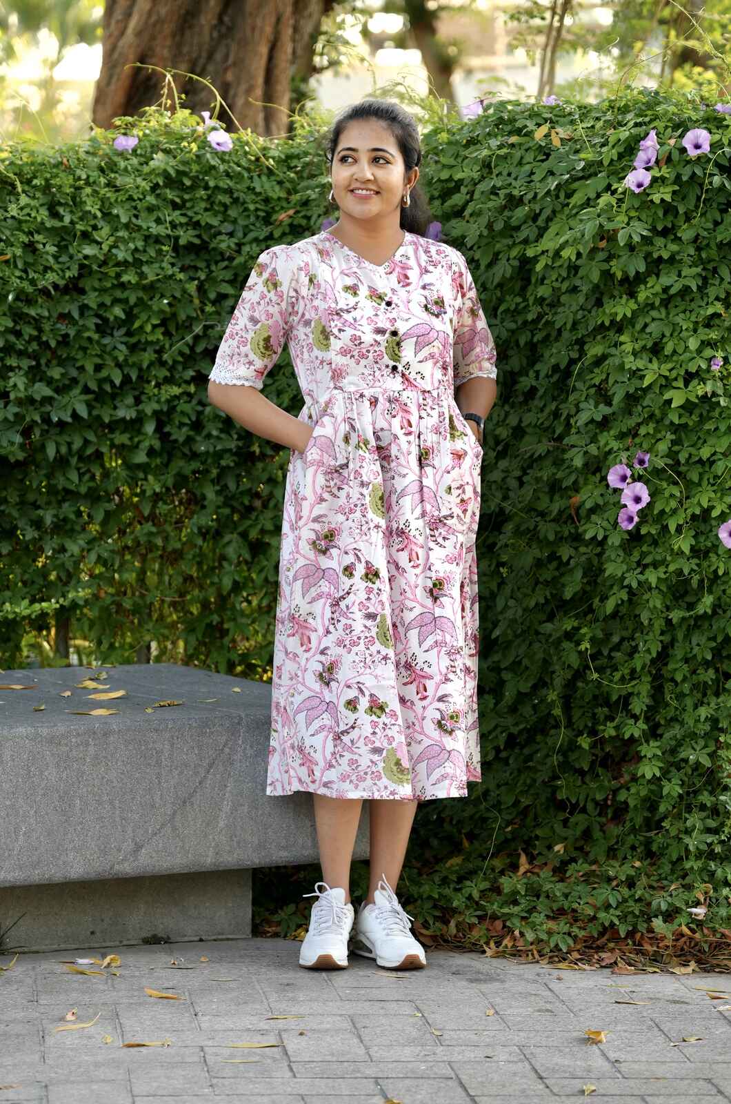 Cherry blossom Rajasthani Top