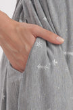 X'mas Snow Print Zipless Feeding Frock