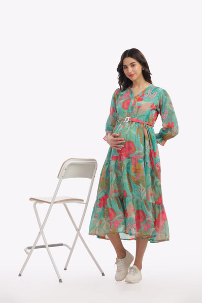 Spring meadow feeding frock