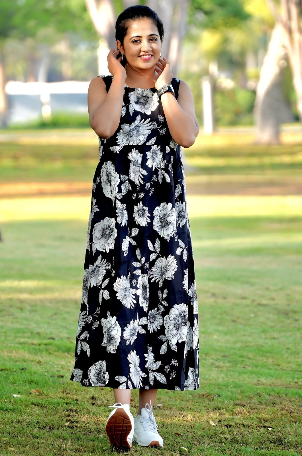 Dusky Flora Sleeveless Feeding Top