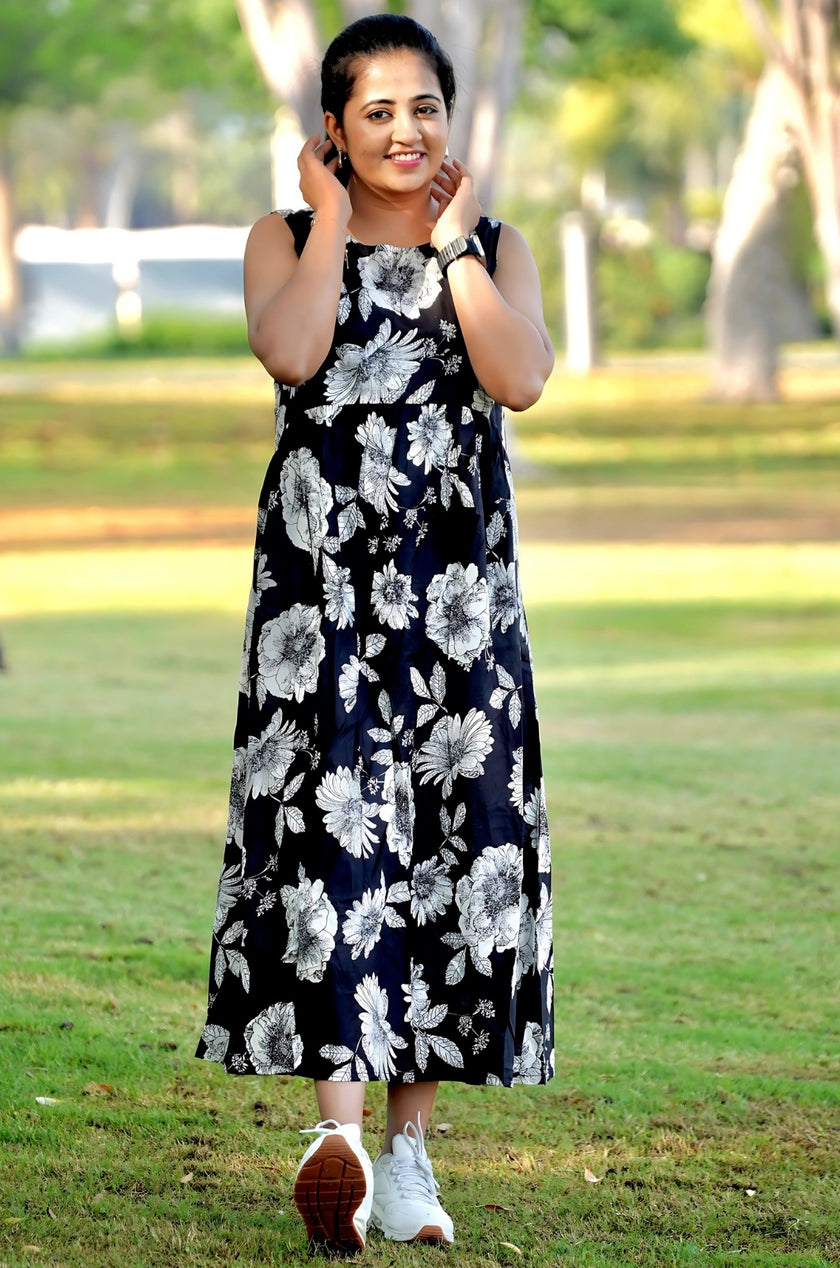 Dusky Flora Sleeveless Feeding Top