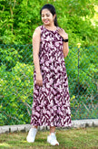 Purple Petal Whisper Sleeveless Feeding Top
