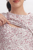 Ditsy Floral Print Zipless Feeding Frock