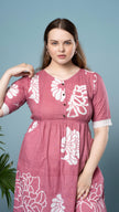 Big Floral Onion Pink Feeding Top