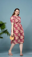 Klamkari Print English Flower Feeding Top