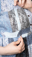 Parsley Print White Bluish Feeding Top