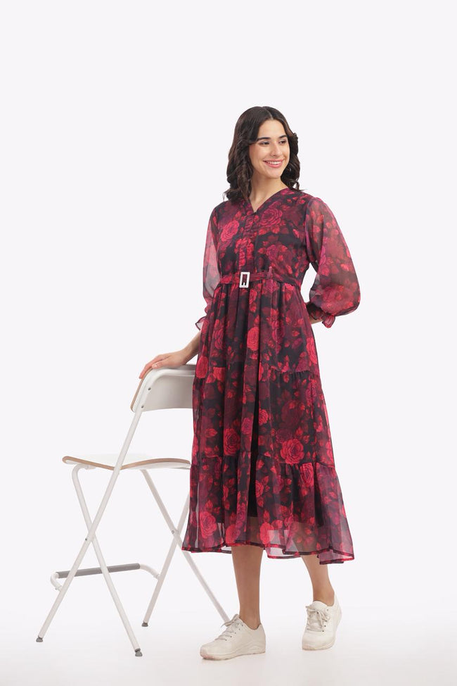 Rose charm feeding frock