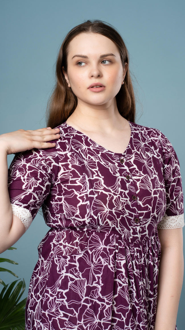 Kalamkari Printed Feeding Top