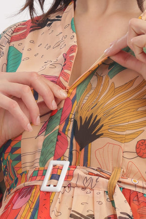 Autumn Bloom feeding frock