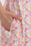Blushing Floral Print Zipless Feeding Frock