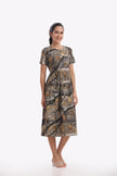 Camo Print Zipless Feeding Frock