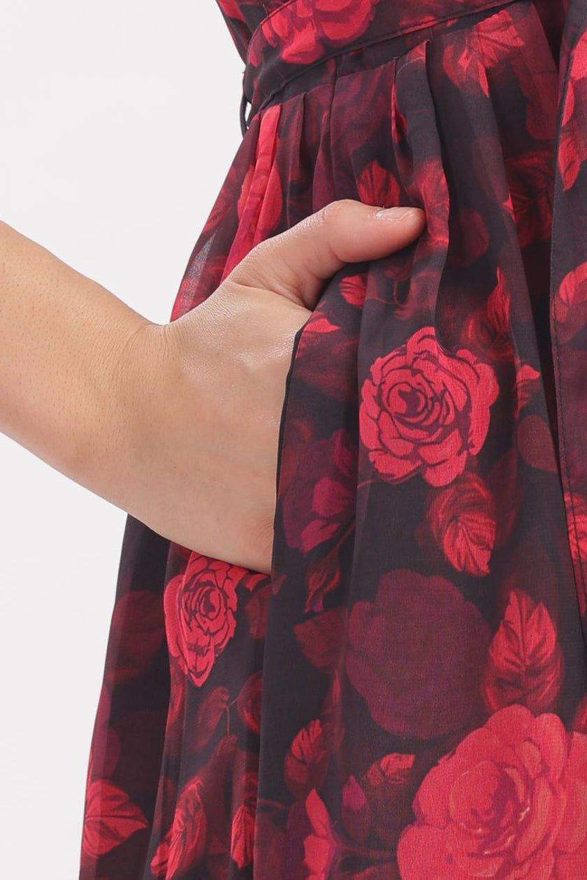 Rose charm feeding frock