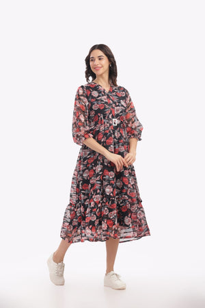 Vintage rose feeding frock