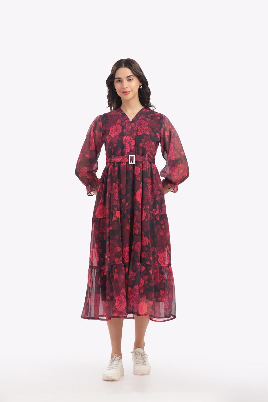 Rose charm feeding frock