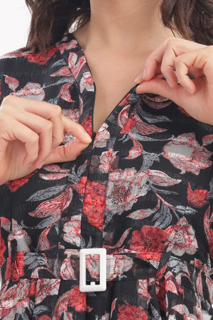 Vintage rose feeding frock